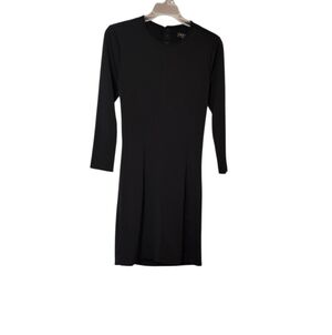 Rag & Bone Classic Black Long Sleeve Mini Dress Bodycon Party- S